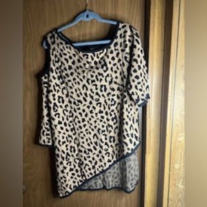 Cheetah Print Plus size top